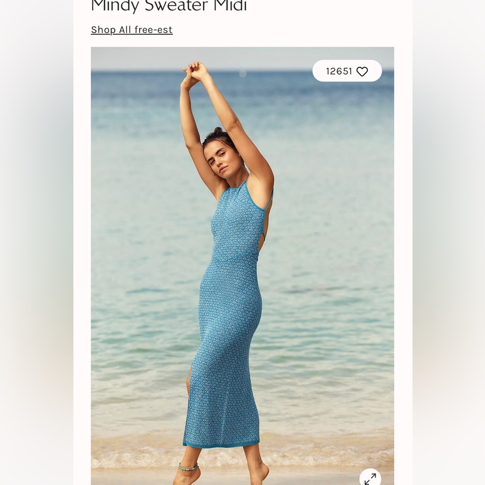 Mindy sweater midi dress